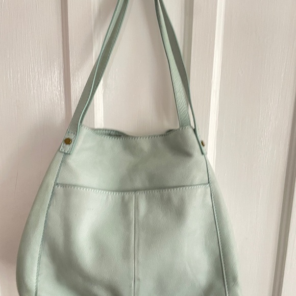 American Leather Co. Misty Pale Green Shoulder Bag - Picture 6 of 12